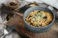 Ризотто с грибами и трюфельным маслом