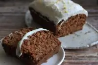 Морковный кекс с грушей