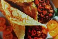 Кукурузные лепешки с чечевицей