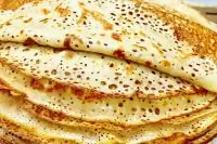 Блины на скорую руку со сметаной