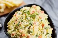 Веганский оливье