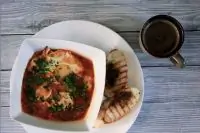 Острая шакшука с нутом