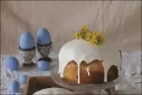 Пасхальный кулич с коньяком