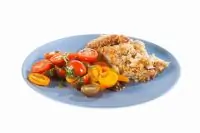 Филе трески под корочкой из грецких орехов и пармезана