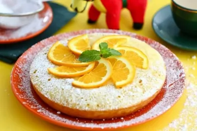 Кекс с апельсиновым соком