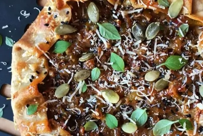 Галета с тыквой и сыром