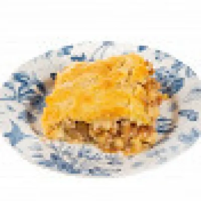 Яблочно-сырный коблер