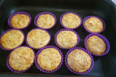 Пряные кексы с овощами