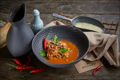 Суп харчо с аджикой