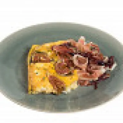 Фриттата с инжиром и прошутто