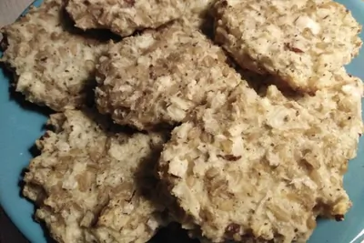 Кокосово-овсяное печенье