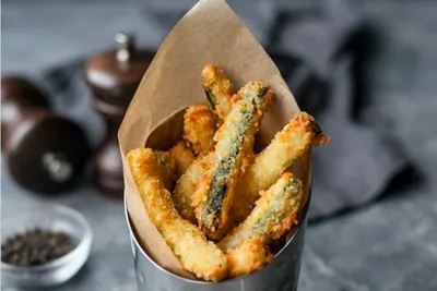 Авокадо фри в миндальной панировке