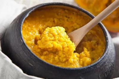 Пшенная каша с тыквой и сыром