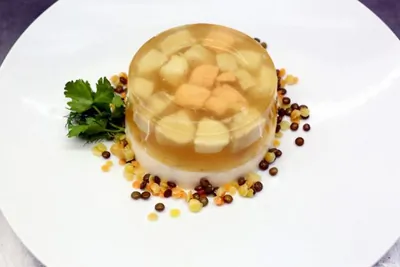 Слоеное заливное из рыбы