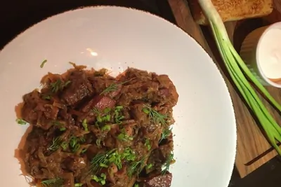 Бигос с копченостями