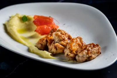 Говяжьи мозги, обжаренные в панировке