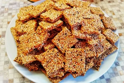 Хлебцы из кунжута