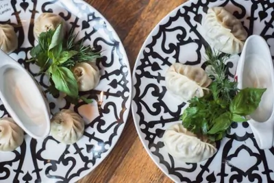 Манты с телятиной