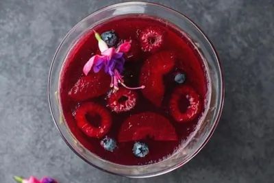 Желе с ягодами