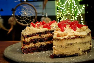 Морковный пирог с бататом