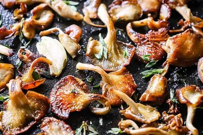 Вешенки с медом и белым вином