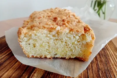 Сырный кекс на миндальной муке