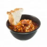 Лечо с беконом и колбасками