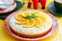 Кекс с апельсиновым соком