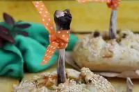 Курица с тыквой и сыром в тесте