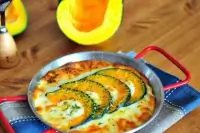 Тыквенный гратен с ветчиной