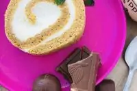 Тыквенный рулет со сливочным сыром