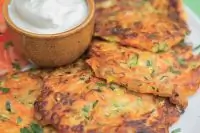 Оладушки из тыквы и цукини