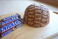 Торт-мороженое «Сникерс»