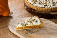 Пряный пирог c тыквенным муссом