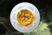 Крудо из сибаса с облепиховым агуачили