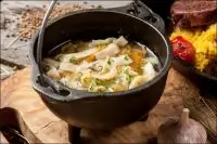 Лапша куриная с потрошками
