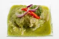 Острое севиче с халапеньо и огурцом