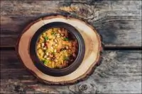 Пшенная каша с тыквой и орехами