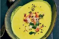 Крем-суп из кукурузы с имбирем