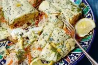 Пилав с рыбой и шафраном