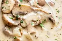 Грибной соус с портвейном