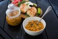 Пряная икра из баклажанов