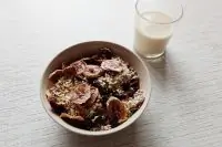 Сыроедческая бананово-кокосовая гречневая каша