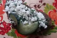 Бутерброд с деревенским творогом