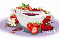 Ягодный соус из клюквы