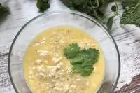 Чесночная похлебка с адыгейским сыром