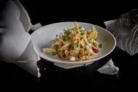 Баклажаны с виноградом и сыром фета