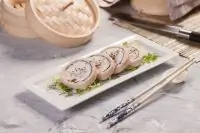 Террин из белой и красной рыбы