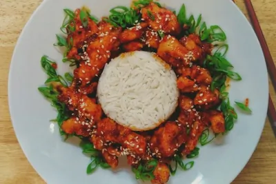 Острая курица в китайском стиле