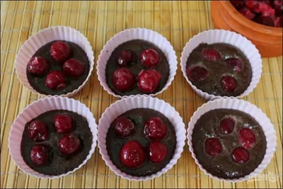 Маффины с пьяной вишней